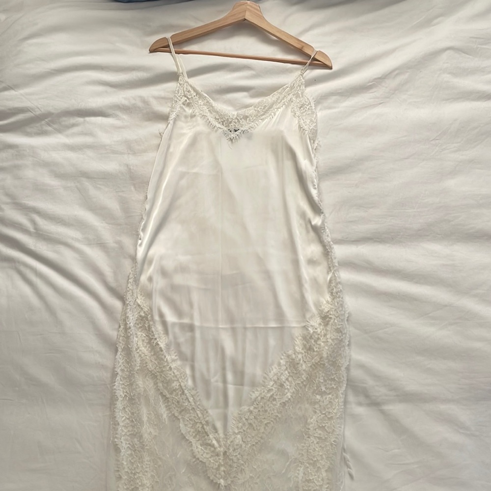 Lioness hideaway maxi lace slip dress